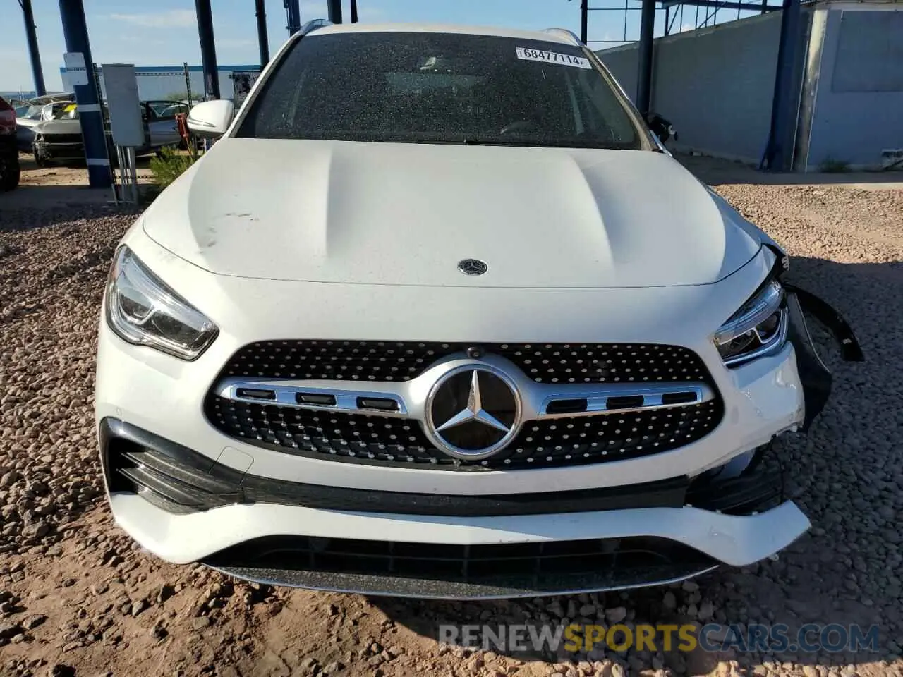 5 fotografías del automóvil dañado W1N4N4GB9MJ220697 MERCEDES-BENZ GLA-CLASS 2021