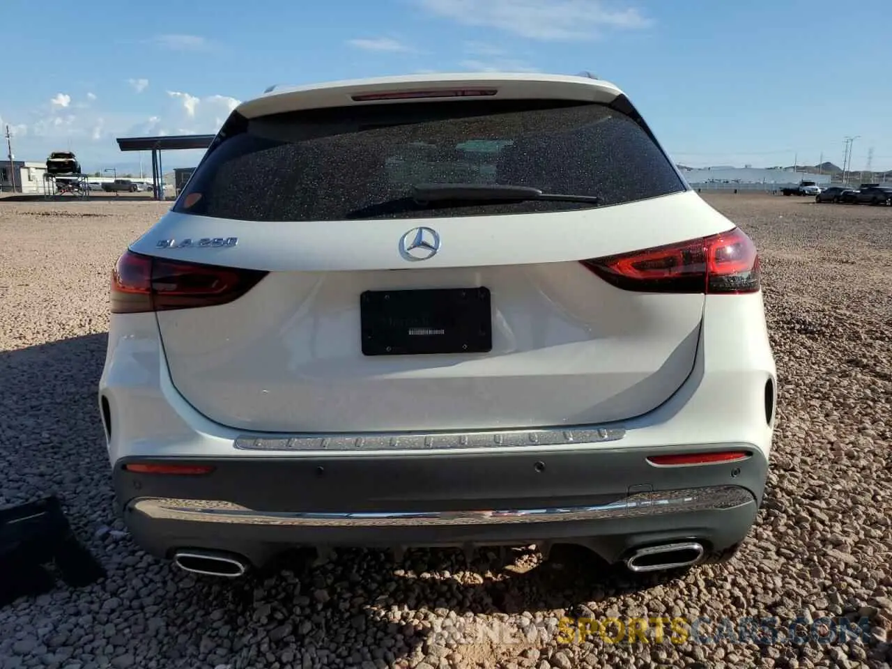 6 fotografías del automóvil dañado W1N4N4GB9MJ220697 MERCEDES-BENZ GLA-CLASS 2021