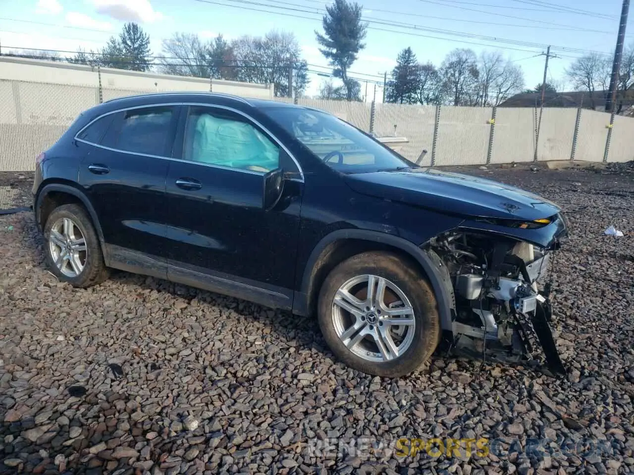 4 fotografías del automóvil dañado W1N4N4GBXMJ225441 MERCEDES-BENZ GLA-CLASS 2021