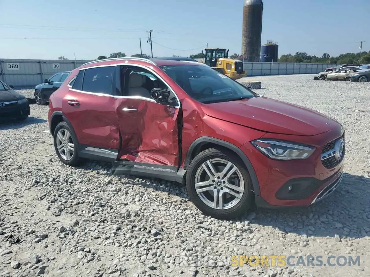 4 fotografías del automóvil dañado W1N4N4HB0MJ186423 MERCEDES-BENZ GLA-CLASS 2021