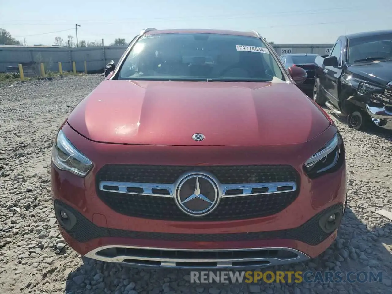 5 fotografías del automóvil dañado W1N4N4HB0MJ186423 MERCEDES-BENZ GLA-CLASS 2021
