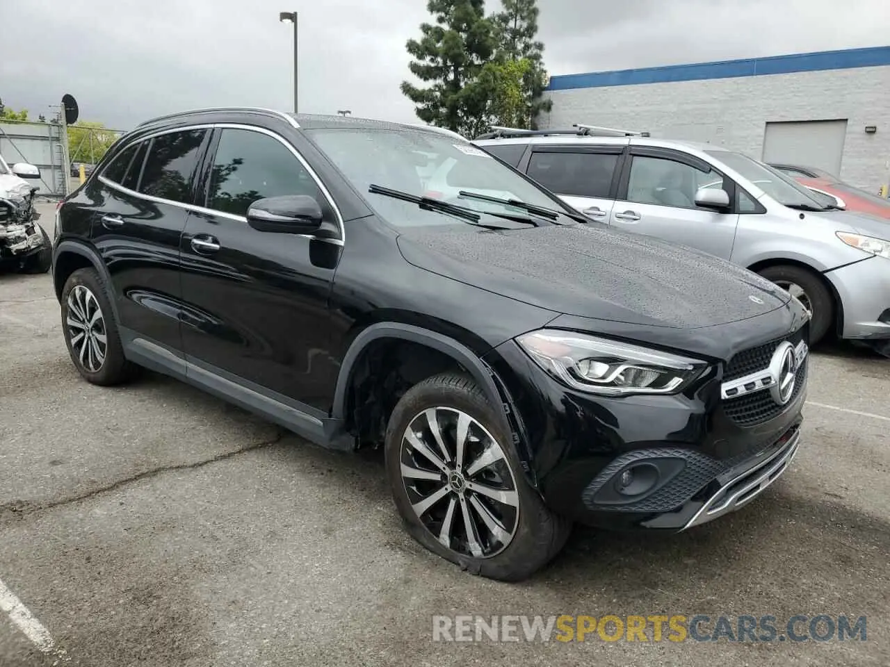 4 fotografías del automóvil dañado W1N4N4HB0MJ250492 MERCEDES-BENZ GLA-CLASS 2021