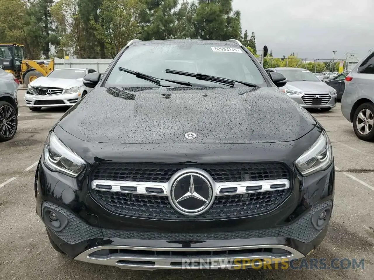 5 fotografías del automóvil dañado W1N4N4HB0MJ250492 MERCEDES-BENZ GLA-CLASS 2021