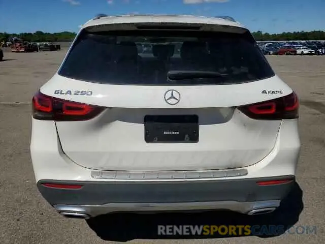 6 fotografías del automóvil dañado W1N4N4HB0MJ276266 MERCEDES-BENZ GLA-CLASS 2021