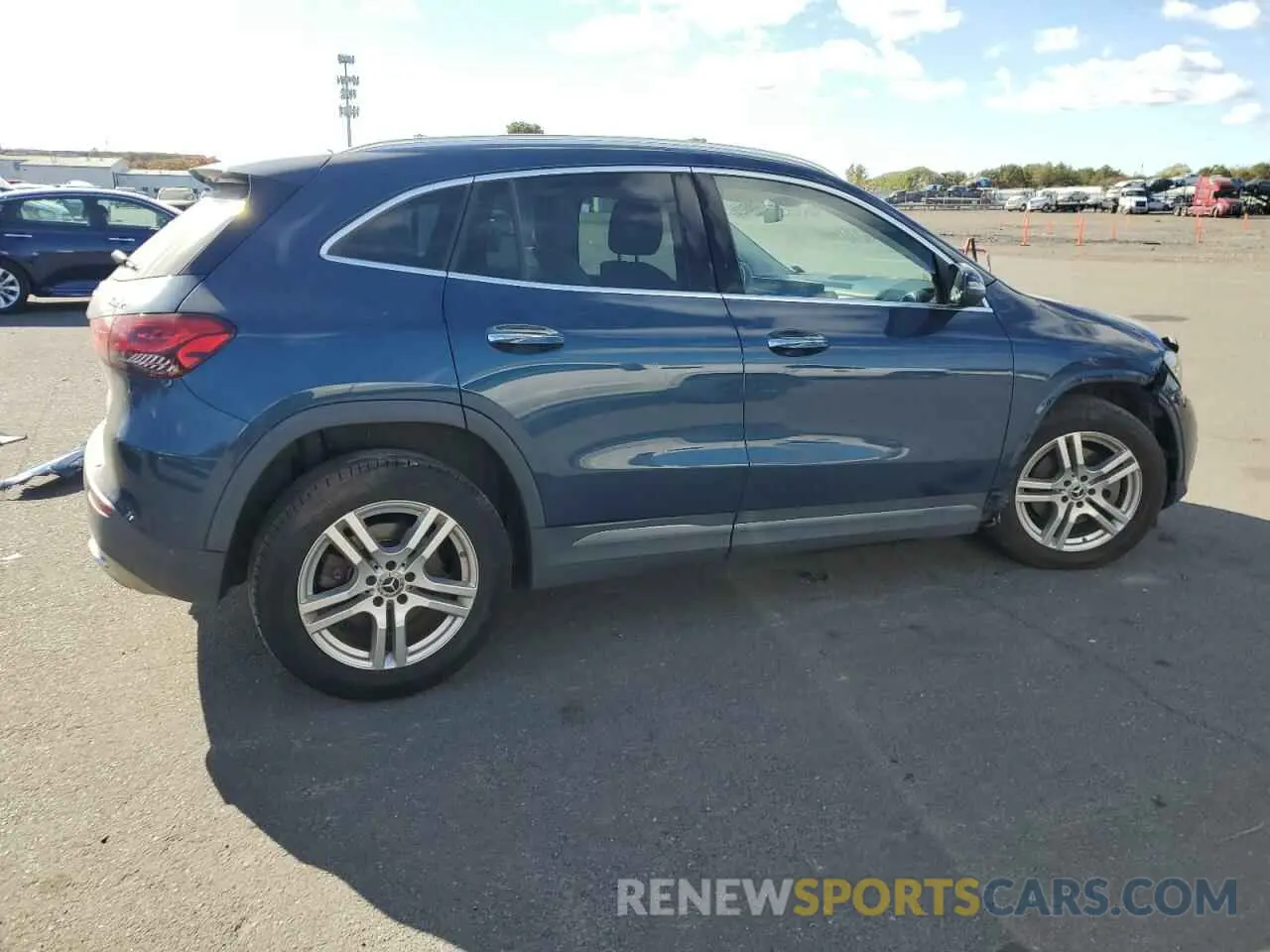 3 fotografías del automóvil dañado W1N4N4HB2MJ185645 MERCEDES-BENZ GLA-CLASS 2021