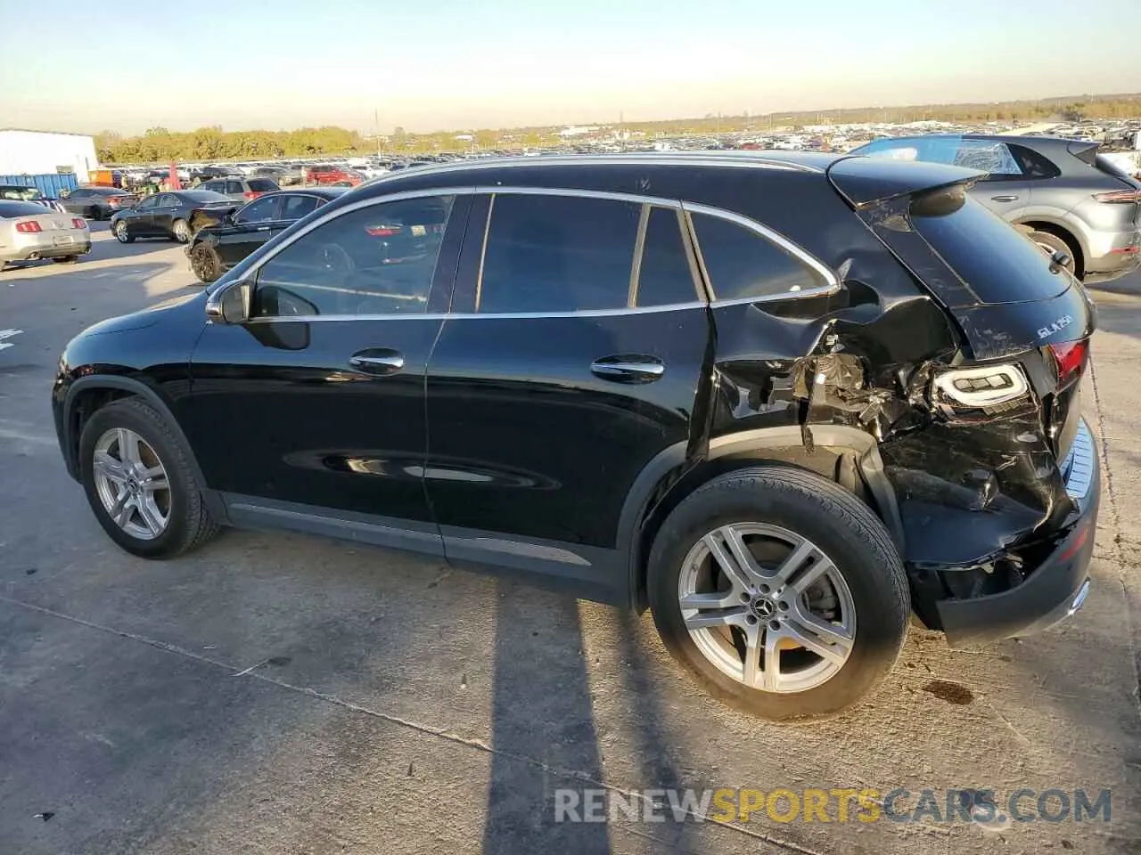 2 fotografías del automóvil dañado W1N4N4HB3MJ199182 MERCEDES-BENZ GLA-CLASS 2021