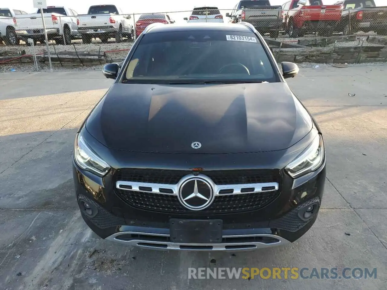 5 fotografías del automóvil dañado W1N4N4HB3MJ199182 MERCEDES-BENZ GLA-CLASS 2021