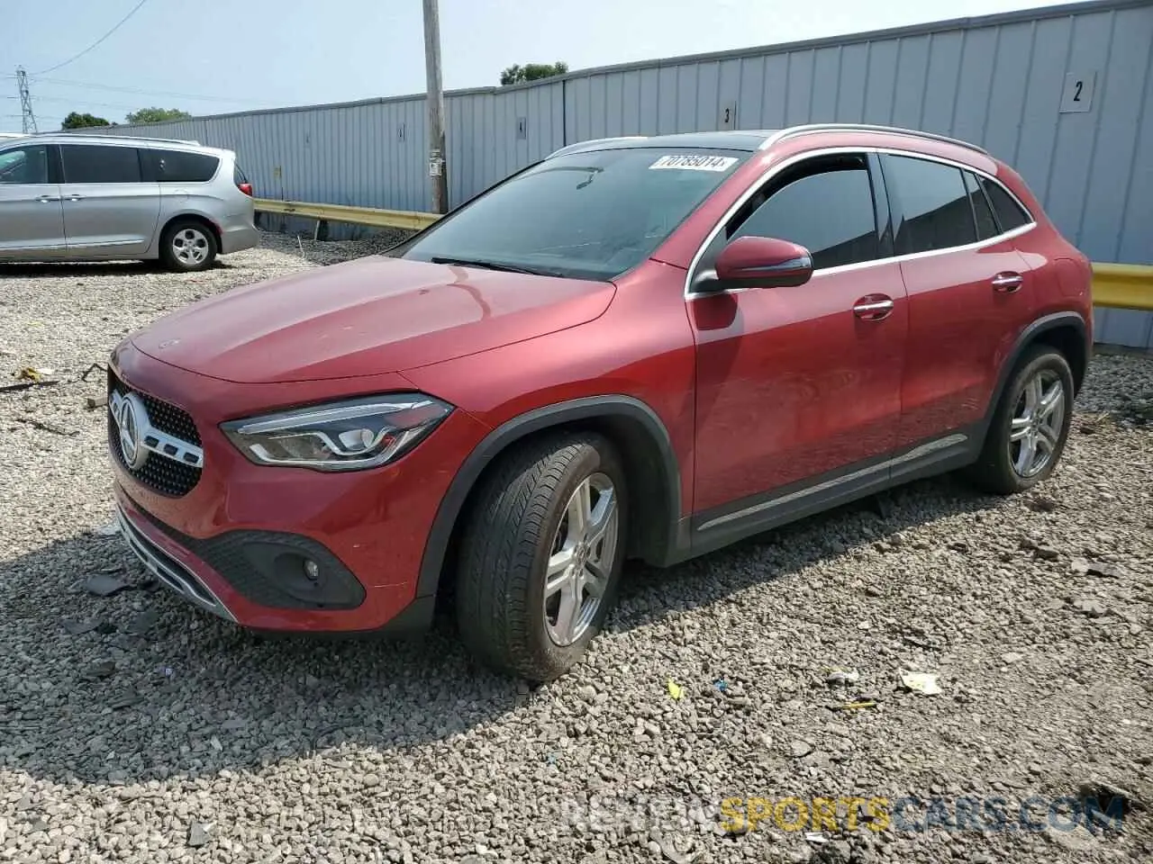 1 fotografías del automóvil dañado W1N4N4HB4MJ155966 MERCEDES-BENZ GLA-CLASS 2021