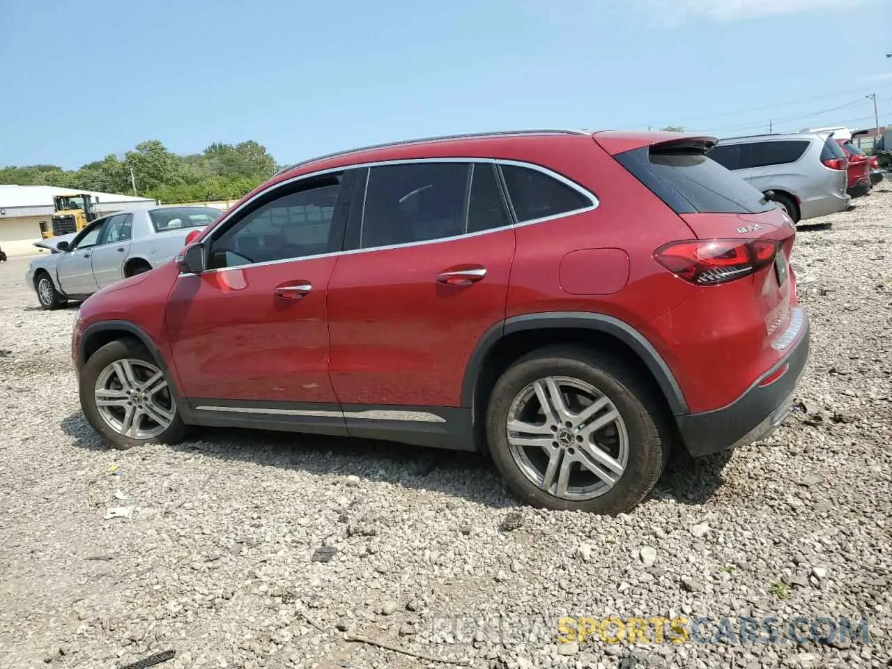2 fotografías del automóvil dañado W1N4N4HB4MJ155966 MERCEDES-BENZ GLA-CLASS 2021