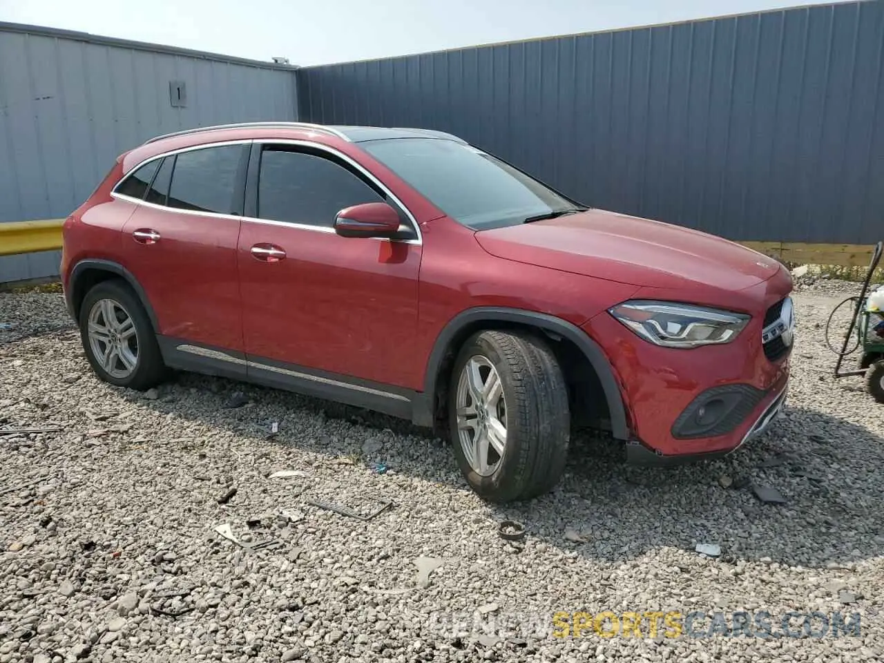 4 fotografías del automóvil dañado W1N4N4HB4MJ155966 MERCEDES-BENZ GLA-CLASS 2021