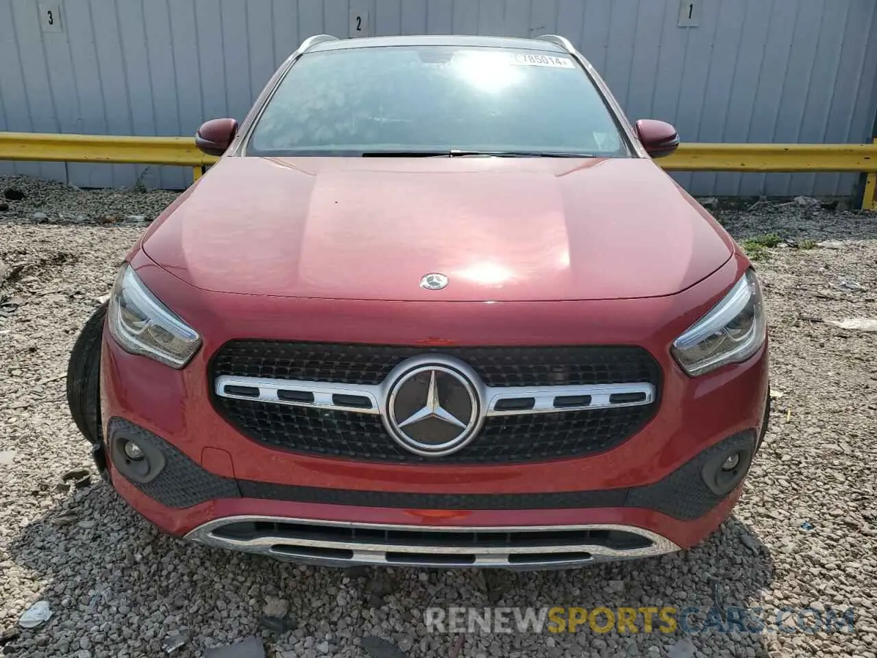 5 fotografías del automóvil dañado W1N4N4HB4MJ155966 MERCEDES-BENZ GLA-CLASS 2021