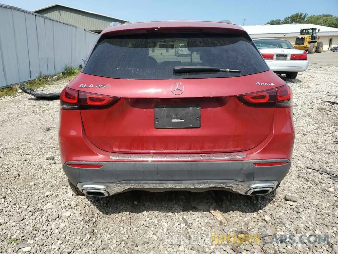 6 fotografías del automóvil dañado W1N4N4HB4MJ155966 MERCEDES-BENZ GLA-CLASS 2021