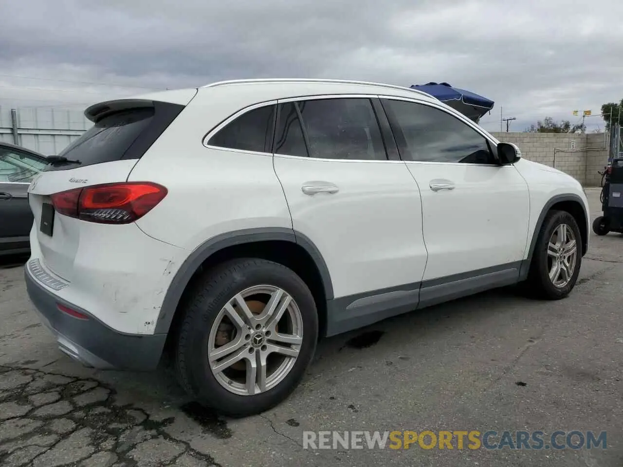 3 fotografías del automóvil dañado W1N4N4HB4MJ183704 MERCEDES-BENZ GLA-CLASS 2021