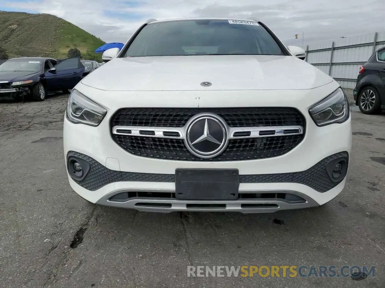 5 fotografías del automóvil dañado W1N4N4HB4MJ183704 MERCEDES-BENZ GLA-CLASS 2021