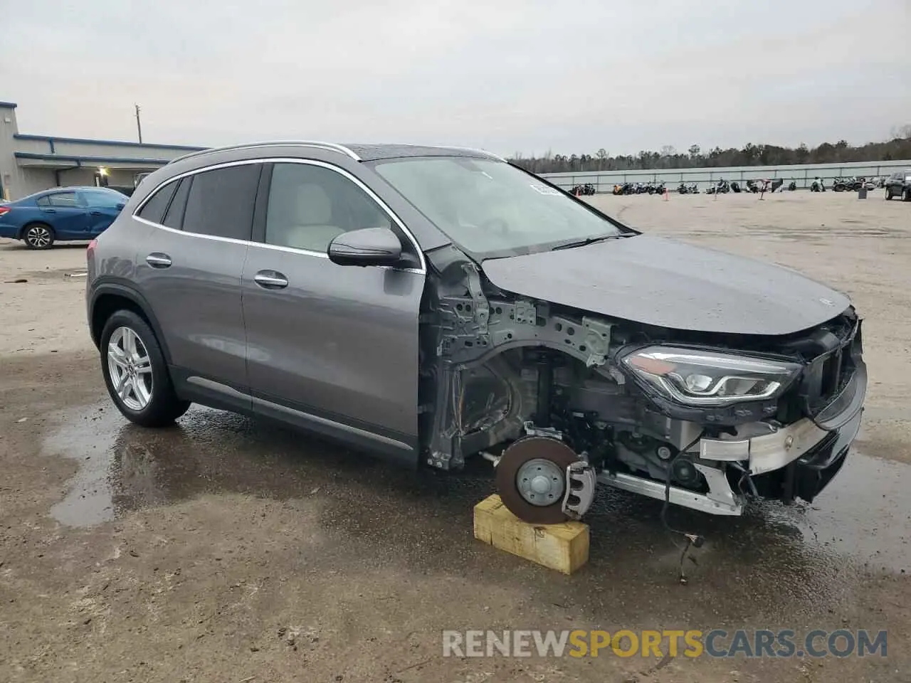 4 fotografías del automóvil dañado W1N4N4HB4MJ296097 MERCEDES-BENZ GLA-CLASS 2021