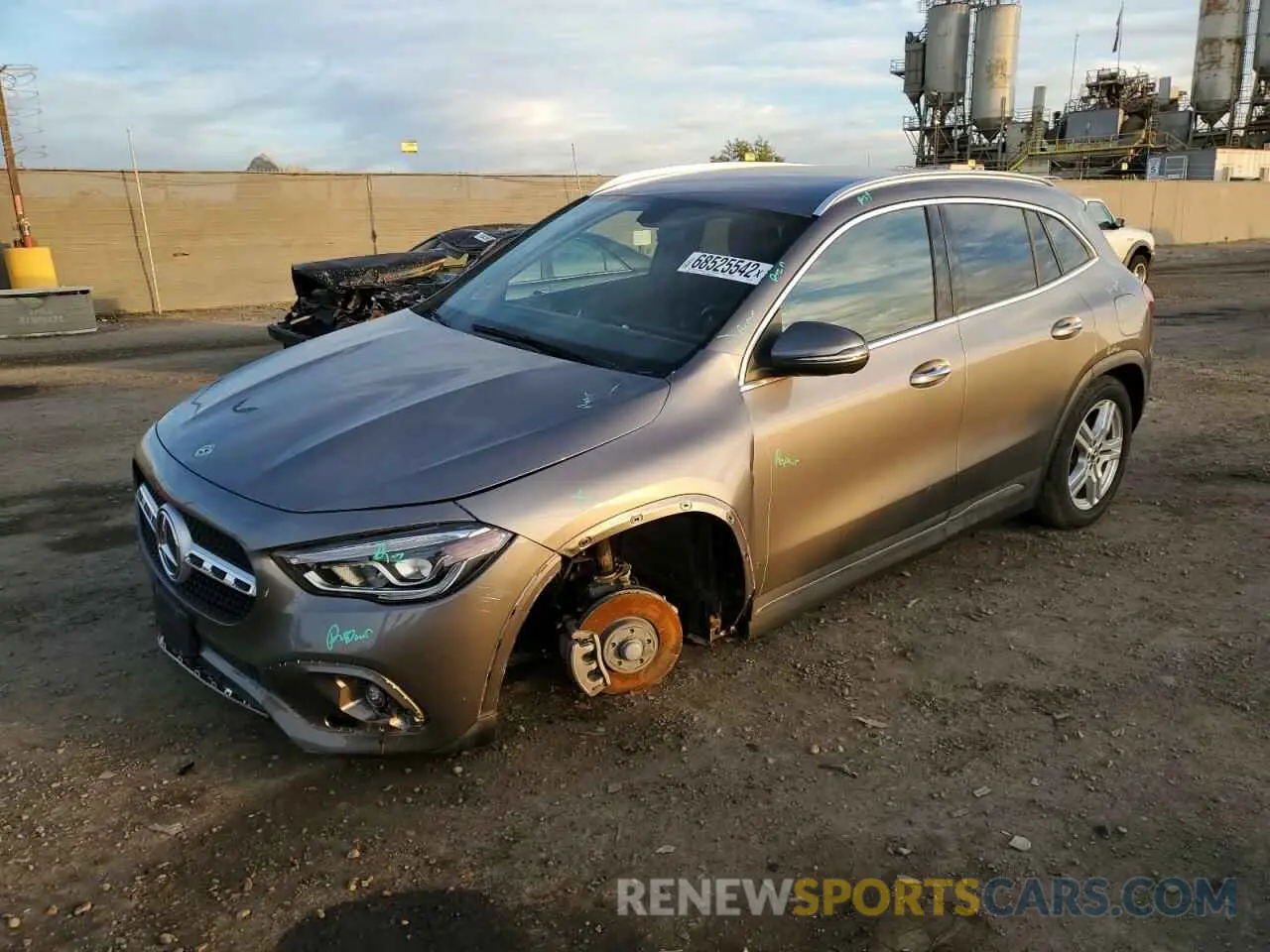 1 fotografías del automóvil dañado W1N4N4HB6MJ119289 MERCEDES-BENZ GLA-CLASS 2021