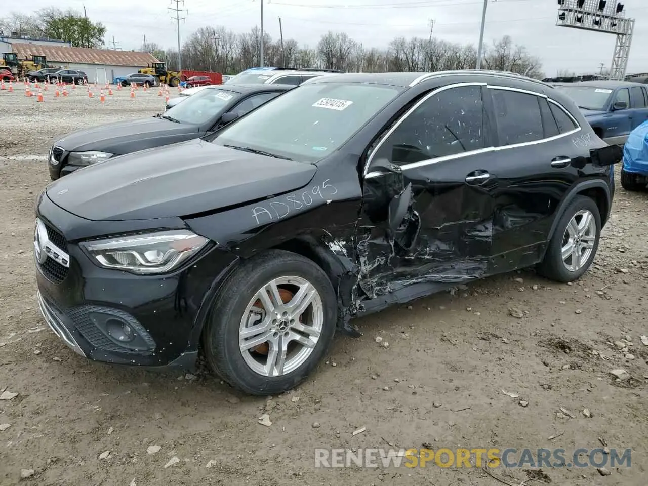 1 fotografías del automóvil dañado W1N4N4HB7MJ188220 MERCEDES-BENZ GLA-CLASS 2021