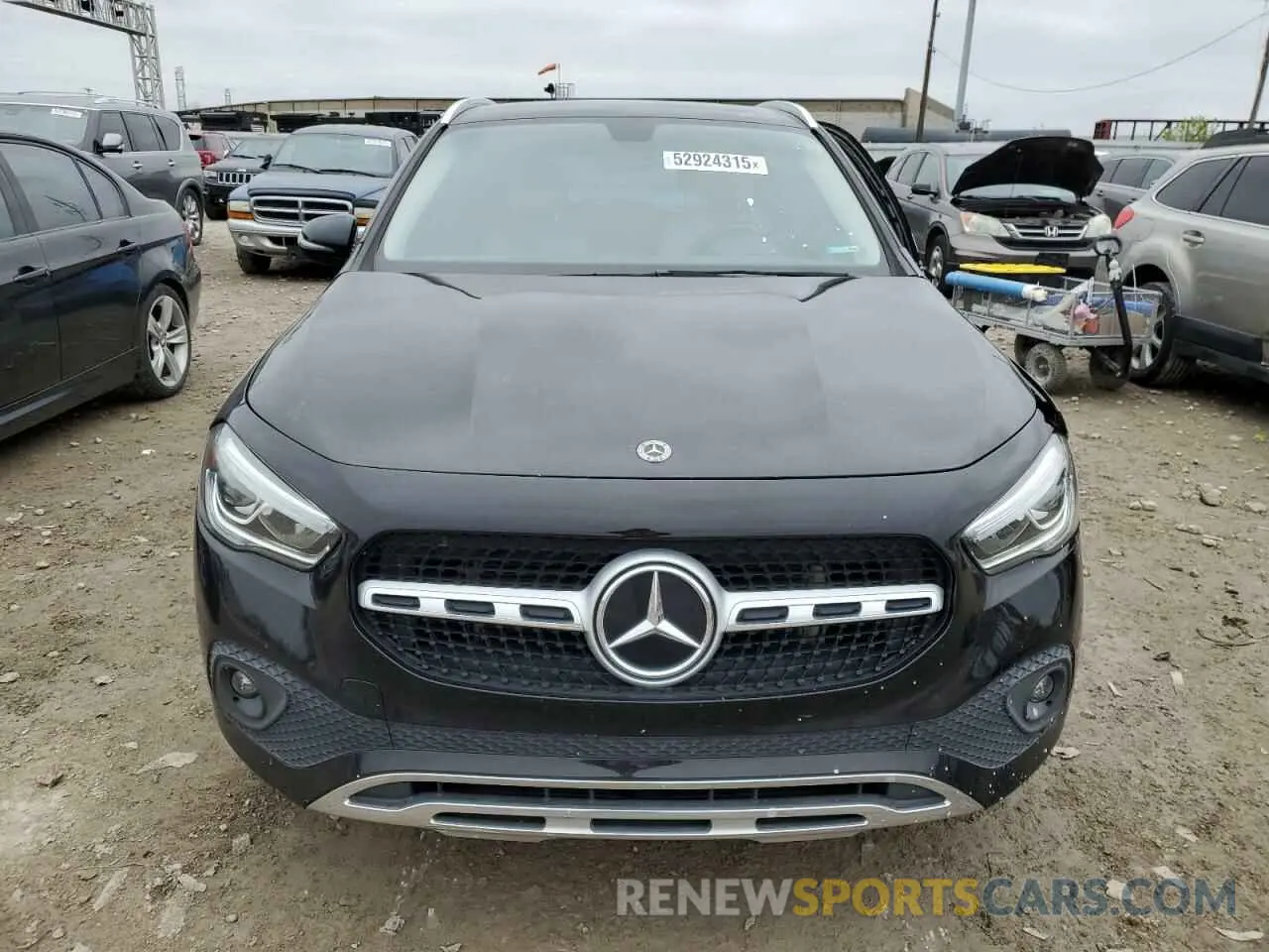 5 fotografías del automóvil dañado W1N4N4HB7MJ188220 MERCEDES-BENZ GLA-CLASS 2021