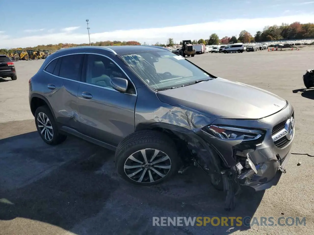 4 fotografías del automóvil dañado W1N4N4HB9MJ139908 MERCEDES-BENZ GLA-CLASS 2021