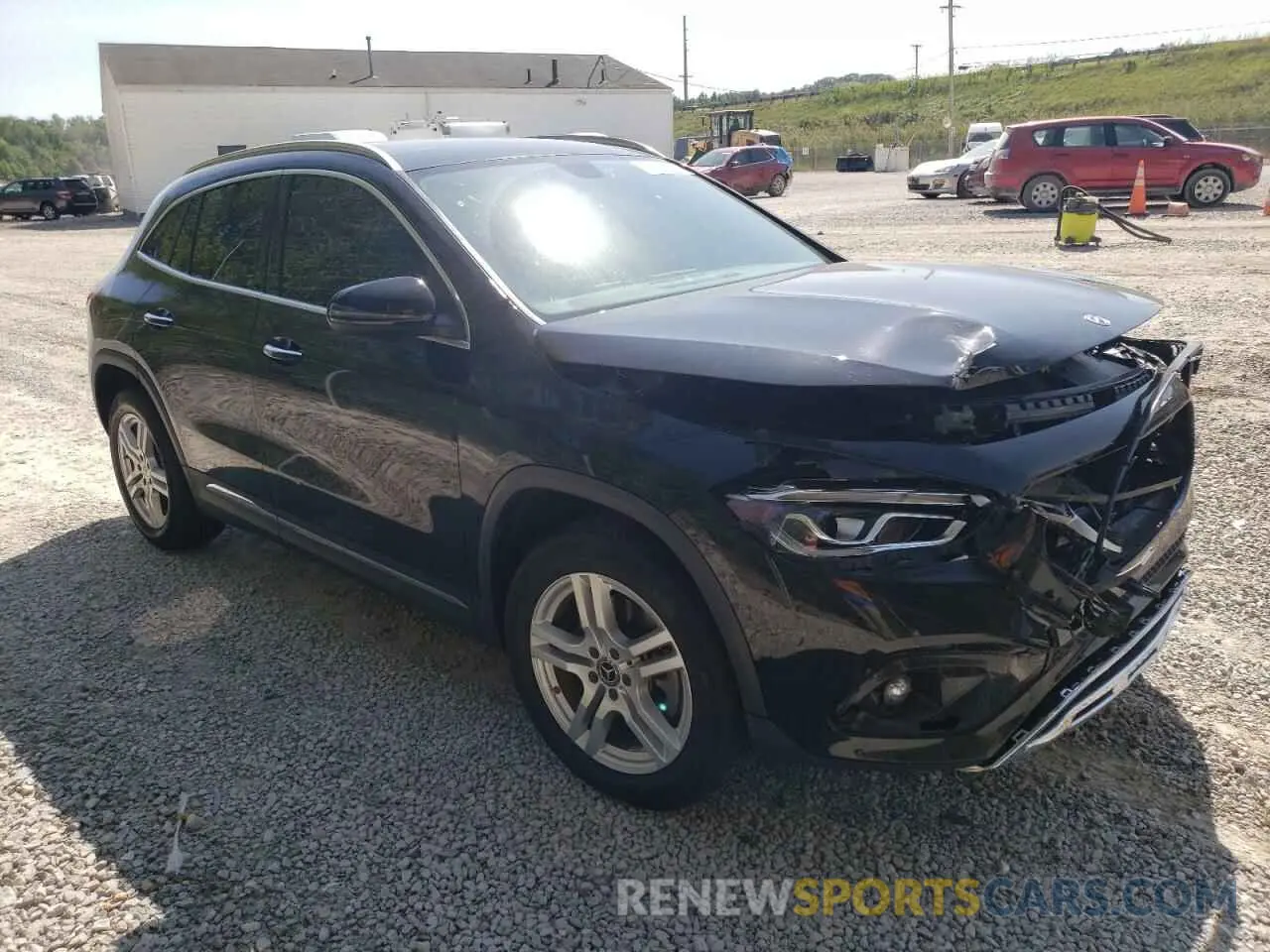4 fotografías del automóvil dañado W1N4N4HB9MJ159088 MERCEDES-BENZ GLA-CLASS 2021