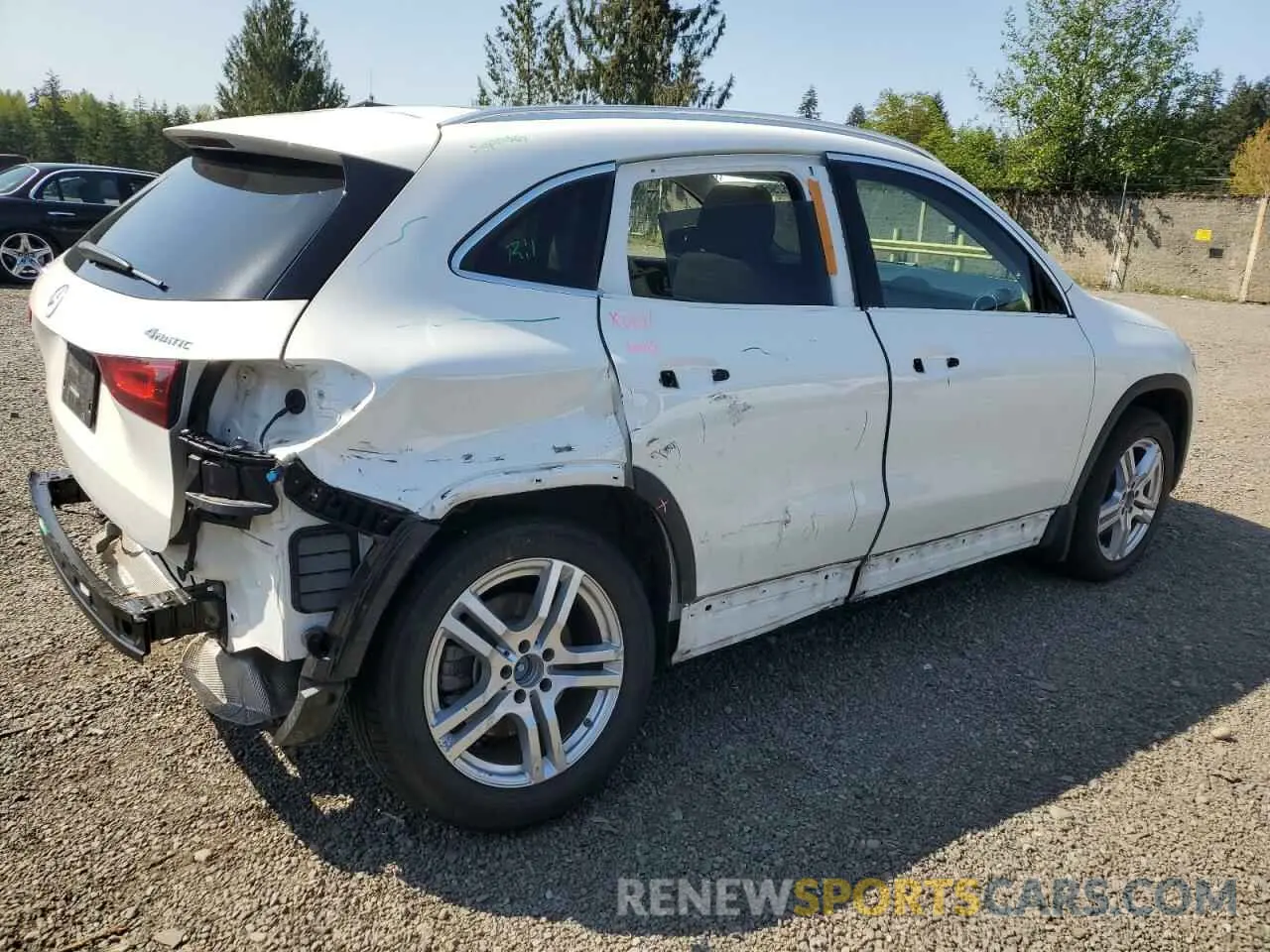 3 fotografías del automóvil dañado W1N4N4HBXMJ272662 MERCEDES-BENZ GLA-CLASS 2021