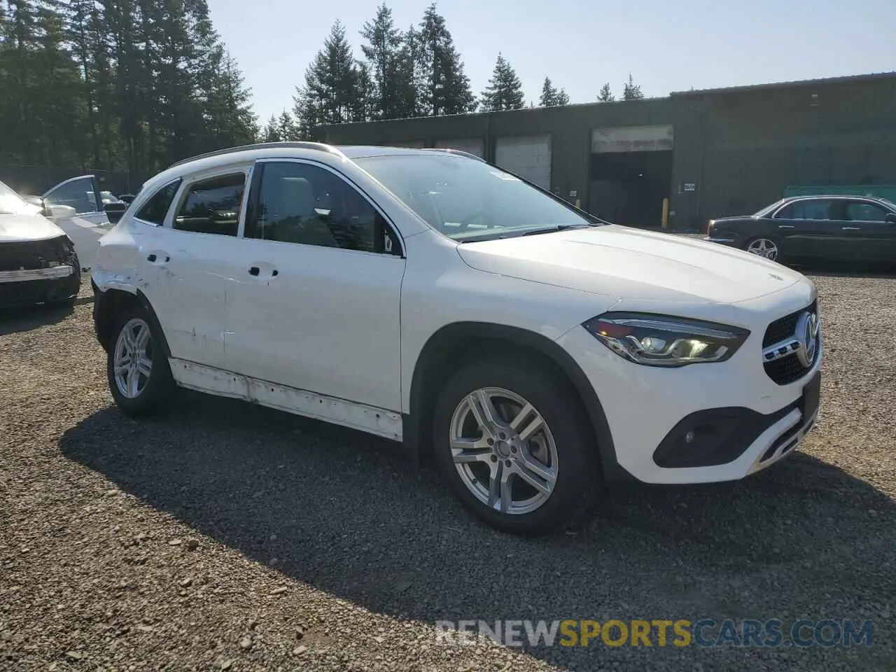 4 fotografías del automóvil dañado W1N4N4HBXMJ272662 MERCEDES-BENZ GLA-CLASS 2021