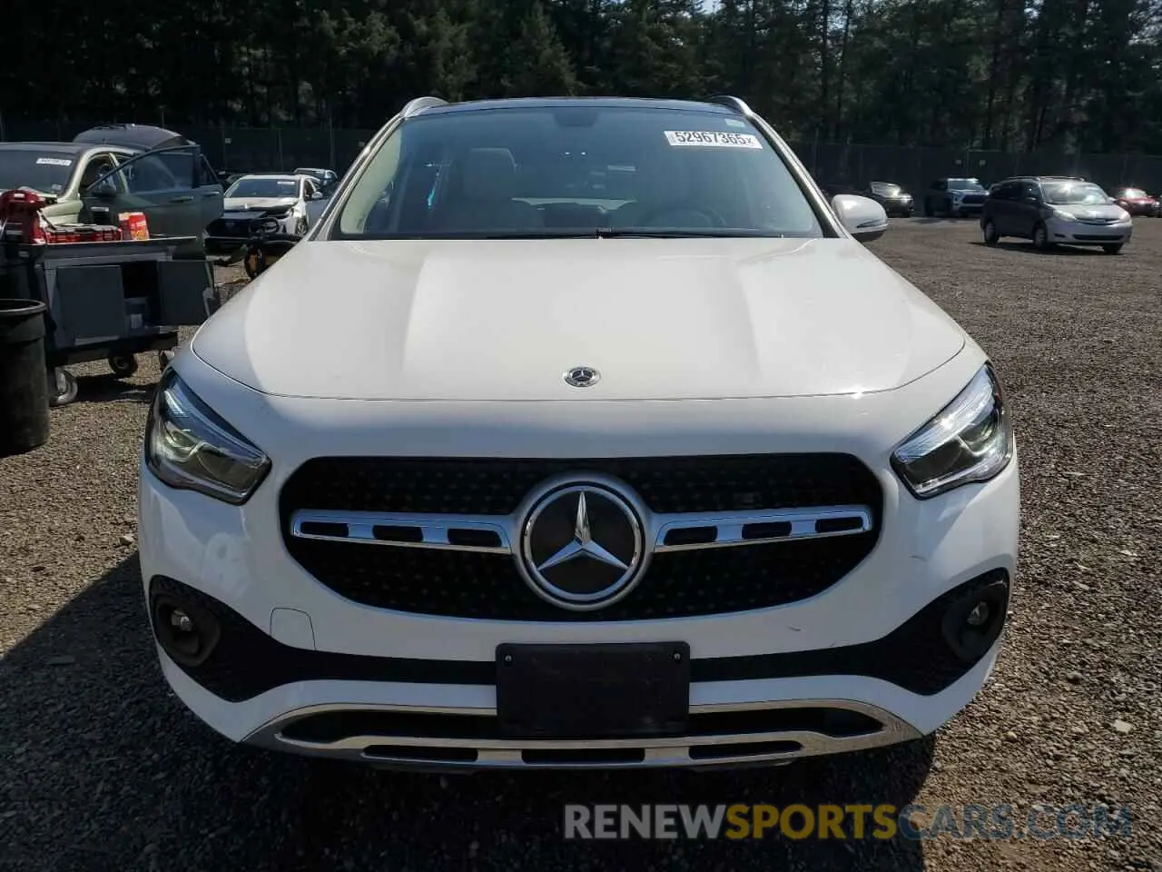5 fotografías del automóvil dañado W1N4N4HBXMJ272662 MERCEDES-BENZ GLA-CLASS 2021