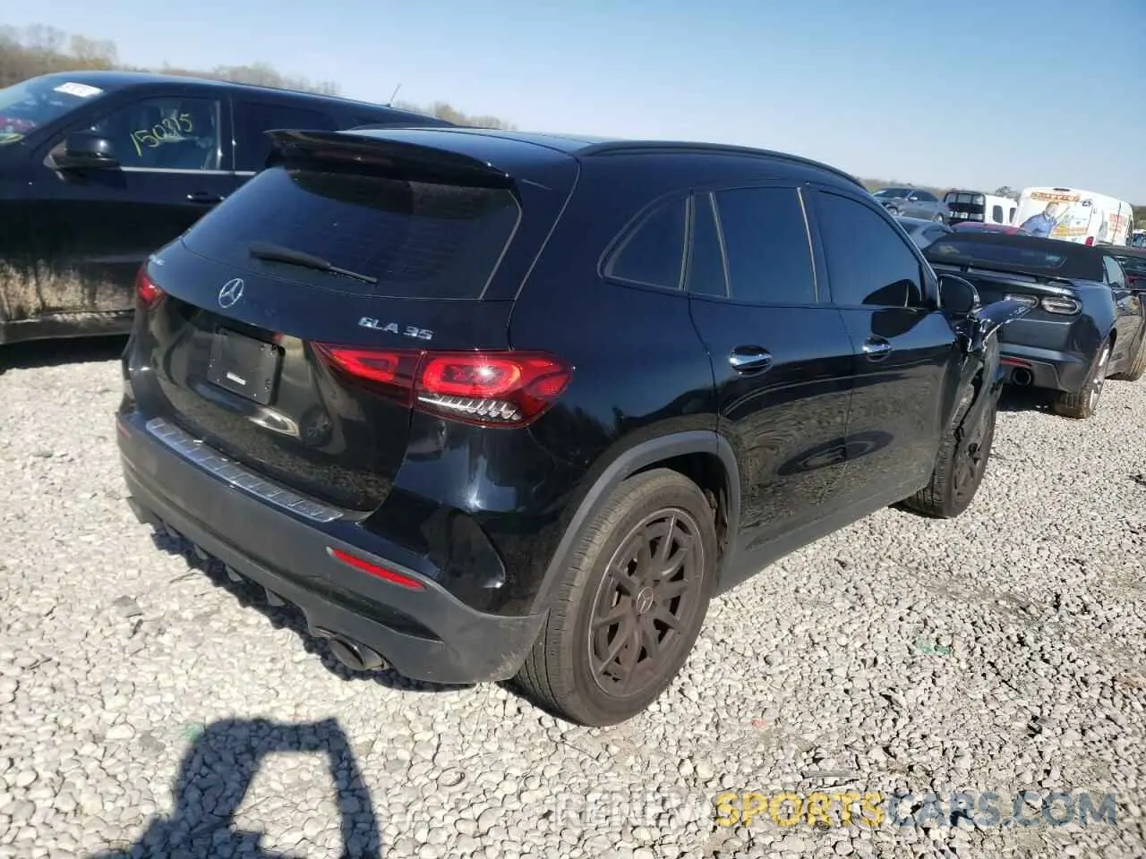 4 fotografías del automóvil dañado W1N4N5BB4MJ207336 MERCEDES-BENZ GLA-CLASS 2021
