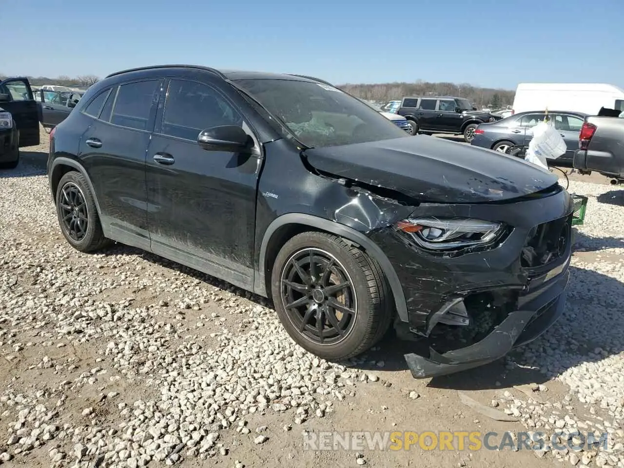4 fotografías del automóvil dañado W1N4N5BB9MJ164189 MERCEDES-BENZ GLA-CLASS 2021
