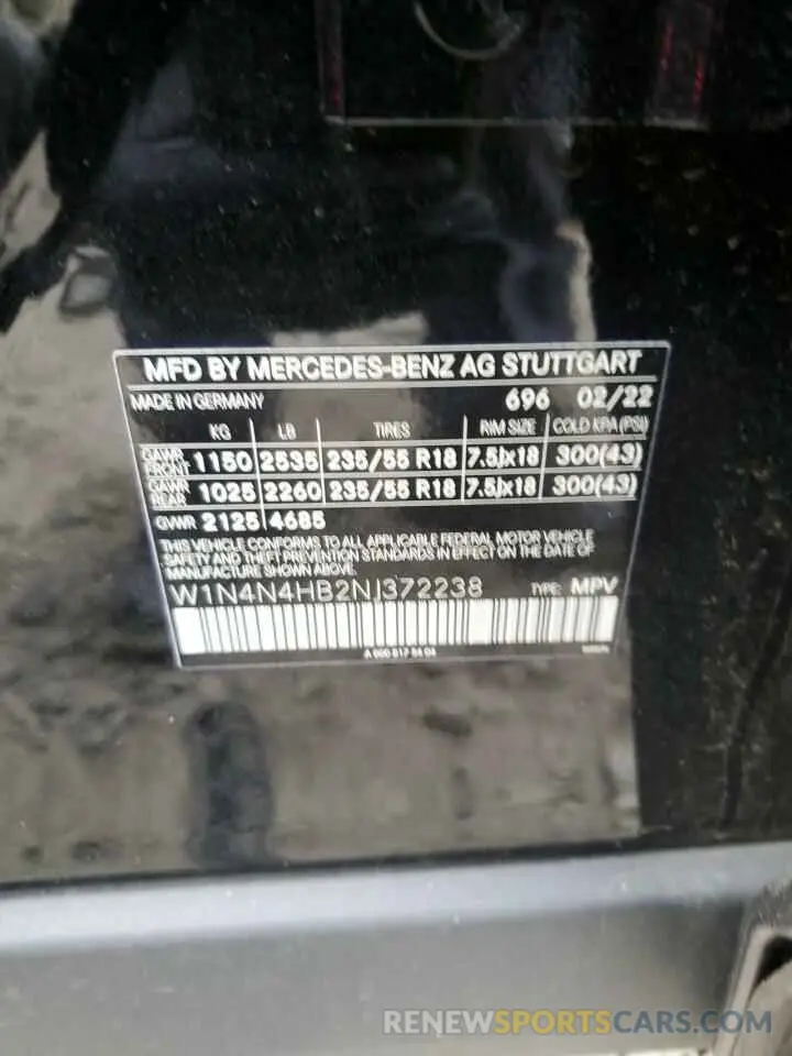 13 fotografías del automóvil dañado W1N4N4HB2NJ372238 MERCEDES-BENZ GLA-CLASS 2022