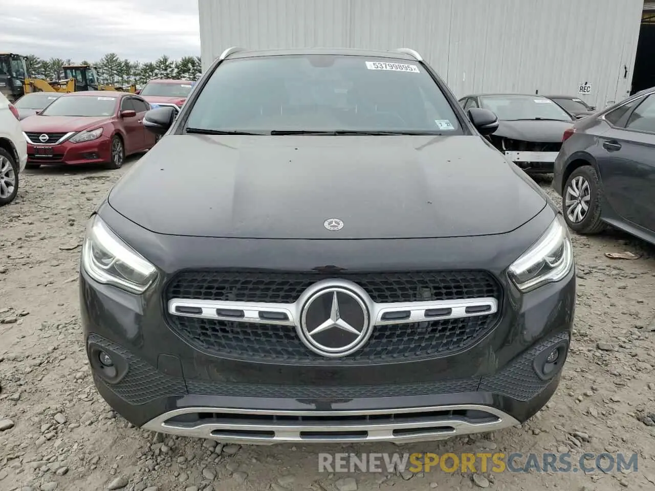 5 fotografías del automóvil dañado W1N4N4HB2NJ372238 MERCEDES-BENZ GLA-CLASS 2022