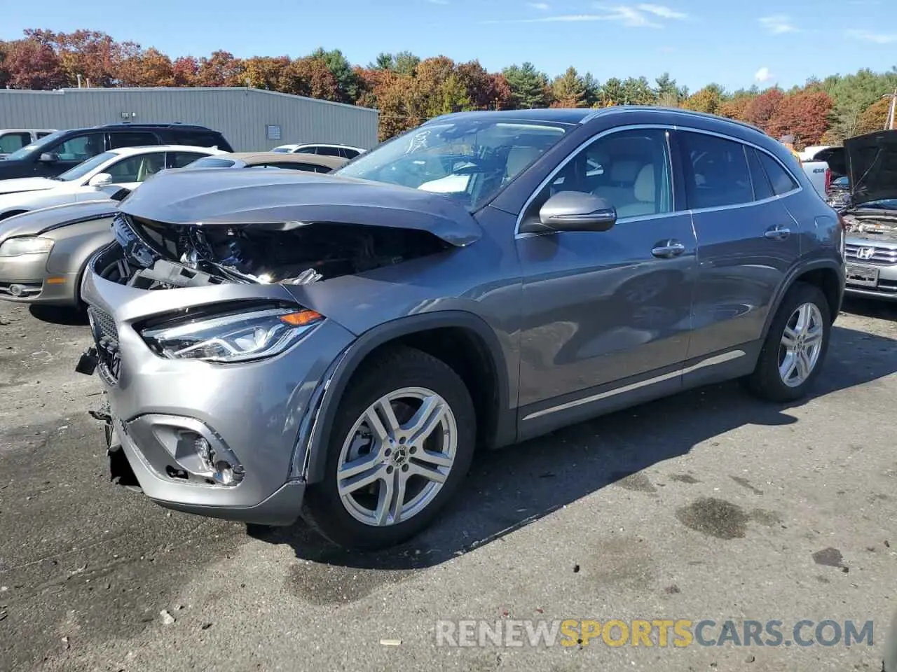 1 fotografías del automóvil dañado W1N4N4HB3NJ407935 MERCEDES-BENZ GLA-CLASS 2022