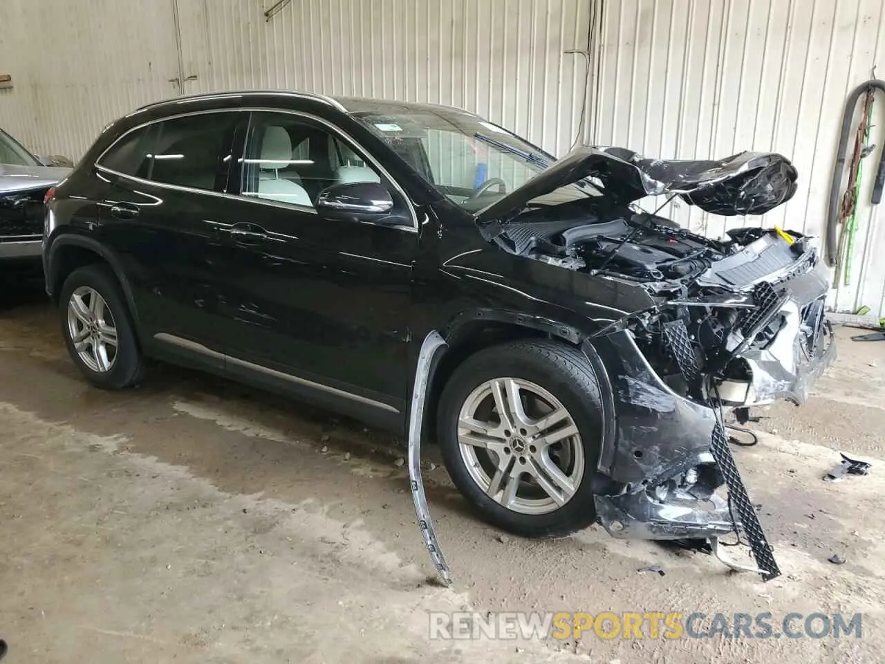 4 fotografías del automóvil dañado W1N4N4HB5NJ381337 MERCEDES-BENZ GLA-CLASS 2022