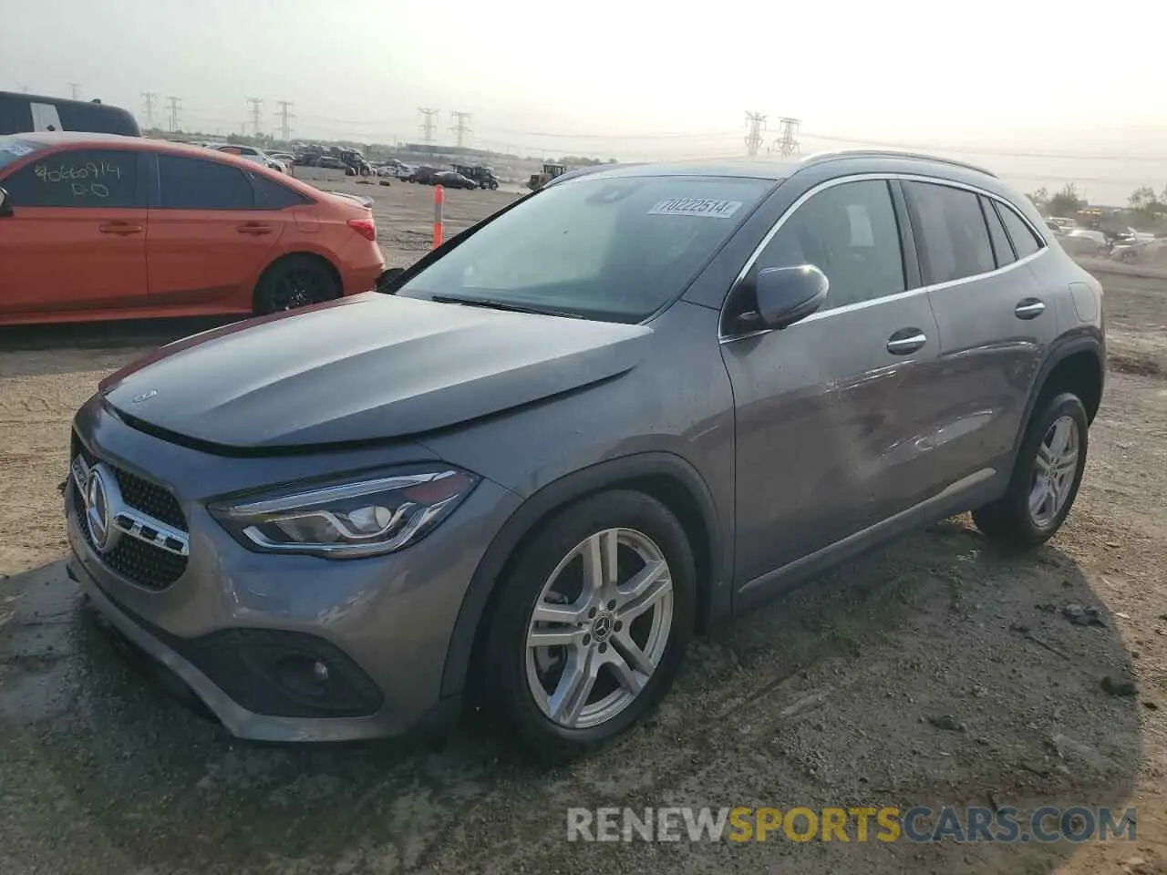 1 fotografías del automóvil dañado W1N4N4HB5NJ381905 MERCEDES-BENZ GLA-CLASS 2022