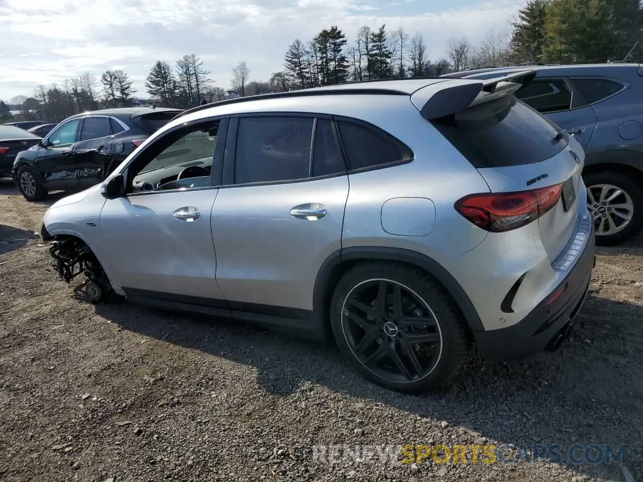 2 fotografías del automóvil dañado W1N4N5DB2NJ381369 MERCEDES-BENZ GLA-CLASS 2022