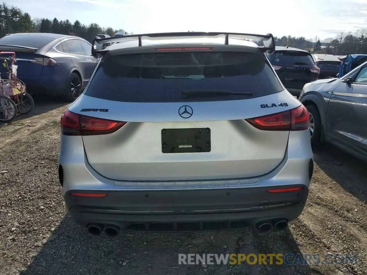 6 fotografías del automóvil dañado W1N4N5DB2NJ381369 MERCEDES-BENZ GLA-CLASS 2022