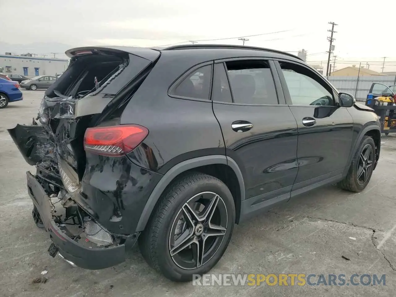 3 fotografías del automóvil dañado W1N4N4GB2PJ511062 MERCEDES-BENZ GLA-CLASS 2023