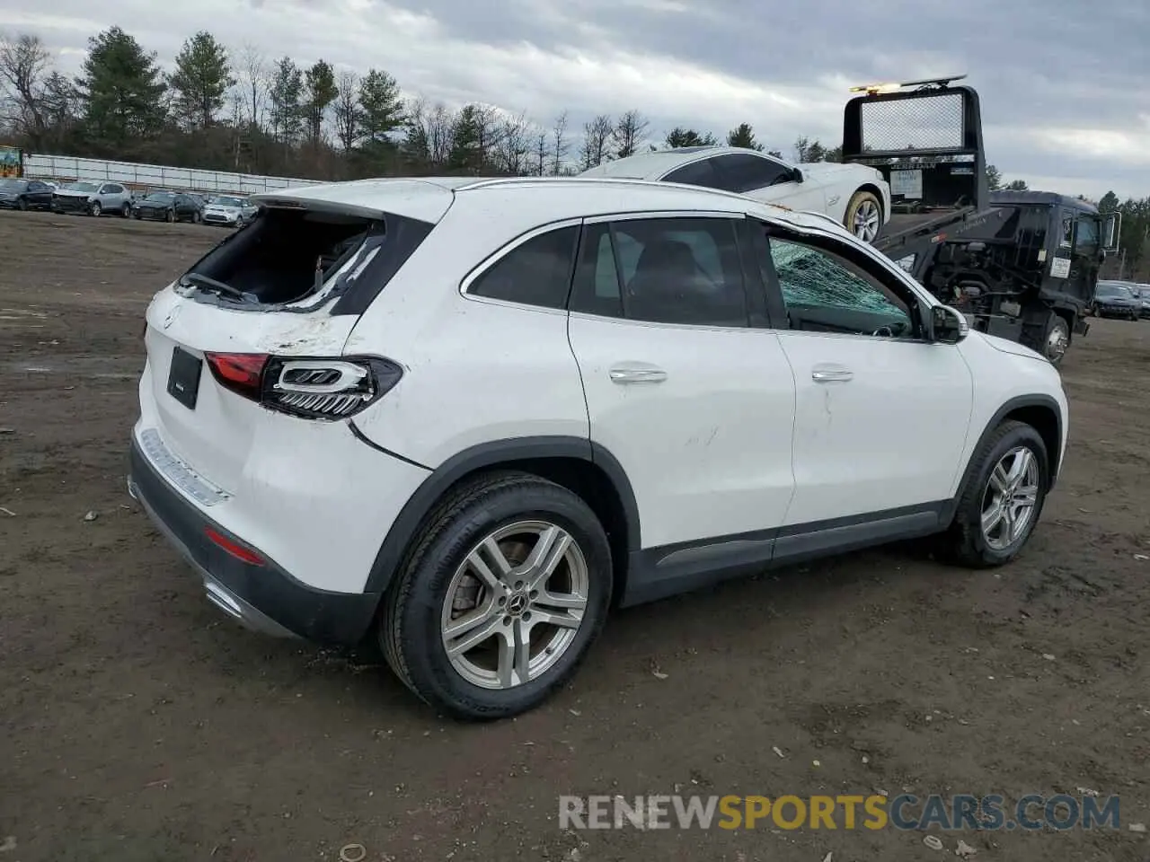 3 fotografías del automóvil dañado W1N4N4GB7PJ429862 MERCEDES-BENZ GLA-CLASS 2023