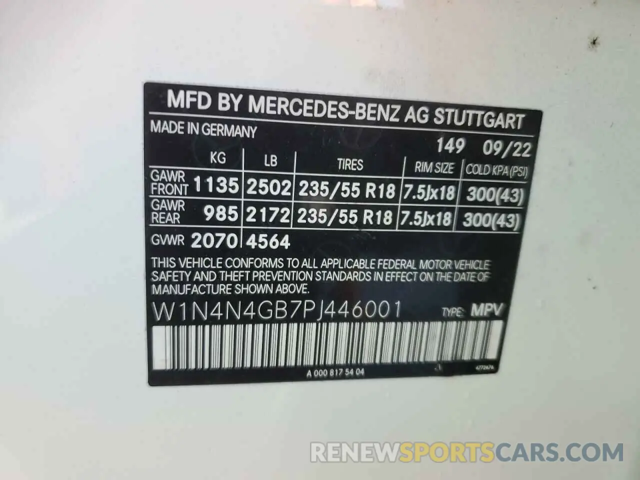 14 fotografías del automóvil dañado W1N4N4GB7PJ446001 MERCEDES-BENZ GLA-CLASS 2023