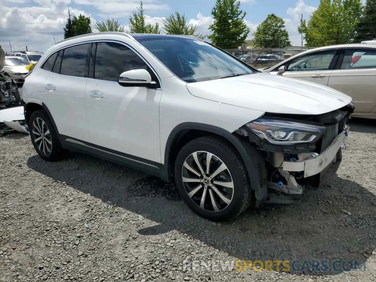 4 fotografías del automóvil dañado W1N4N4HB4PJ460324 MERCEDES-BENZ GLA-CLASS 2023