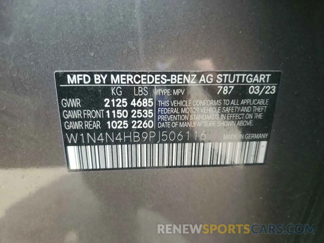 14 fotografías del automóvil dañado W1N4N4HB9PJ506116 MERCEDES-BENZ GLA-CLASS 2023