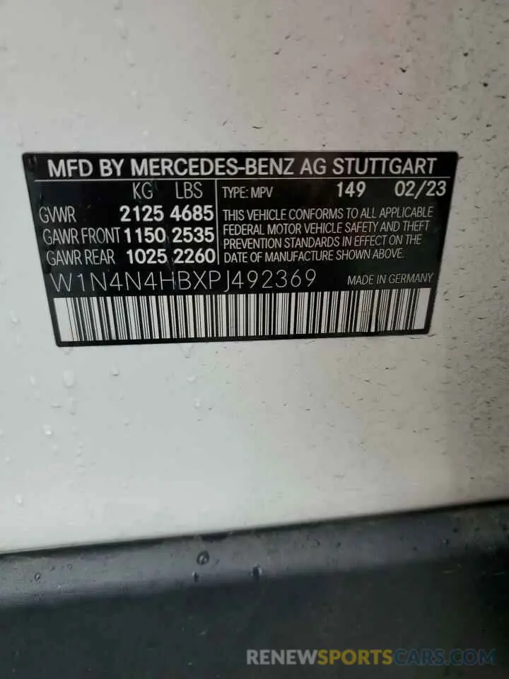 13 fotografías del automóvil dañado W1N4N4HBXPJ492369 MERCEDES-BENZ GLA-CLASS 2023