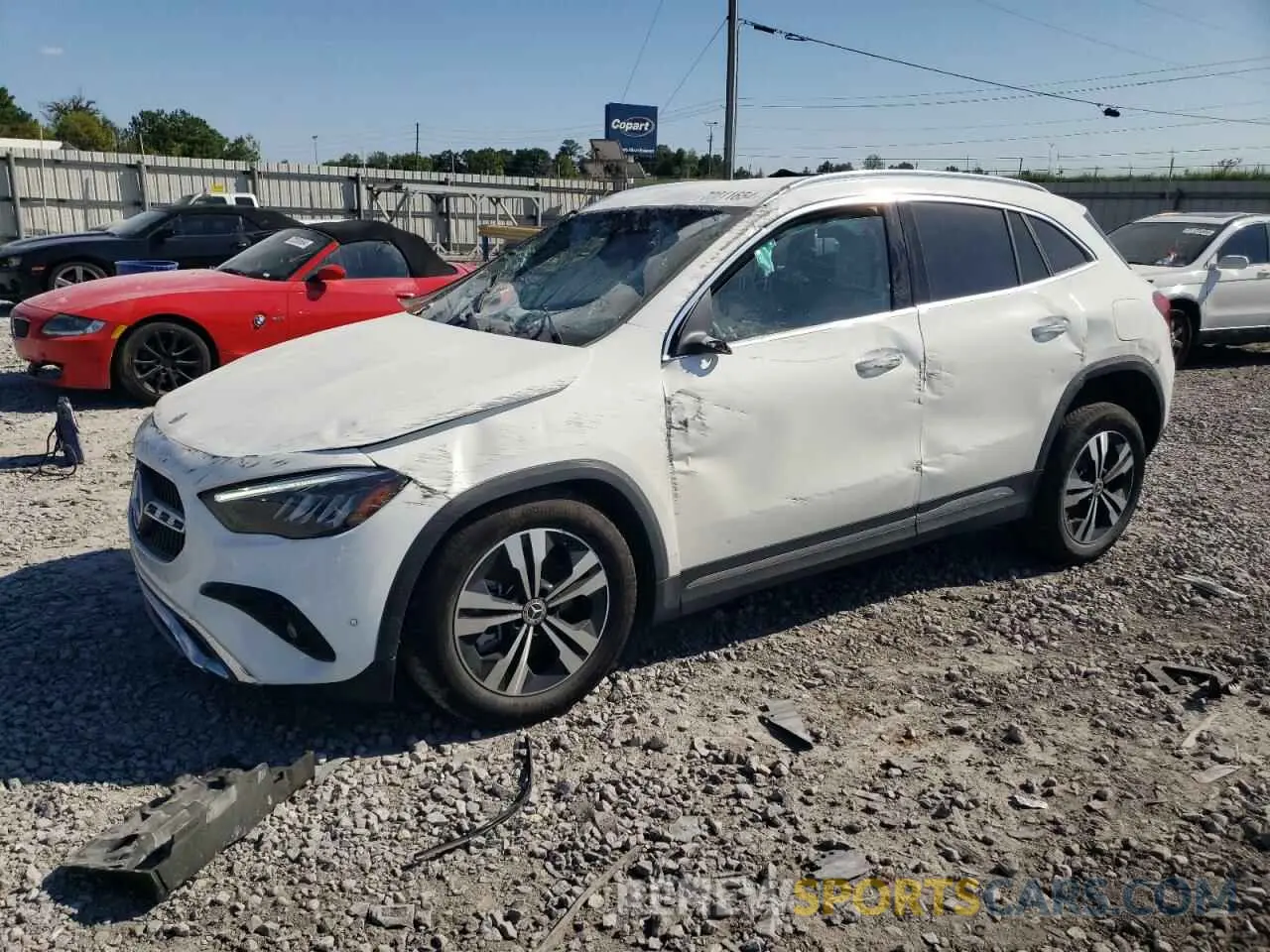 1 fotografías del automóvil dañado W1N4N4HB5RJ617958 MERCEDES-BENZ GLA-CLASS 2024