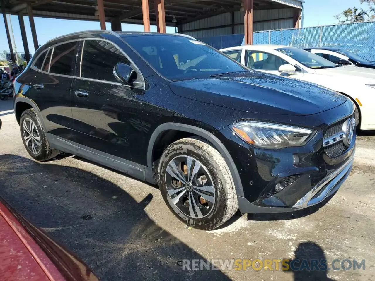 4 fotografías del automóvil dañado W1N4N4GB6SJ633786 MERCEDES-BENZ GLA-CLASS 2025