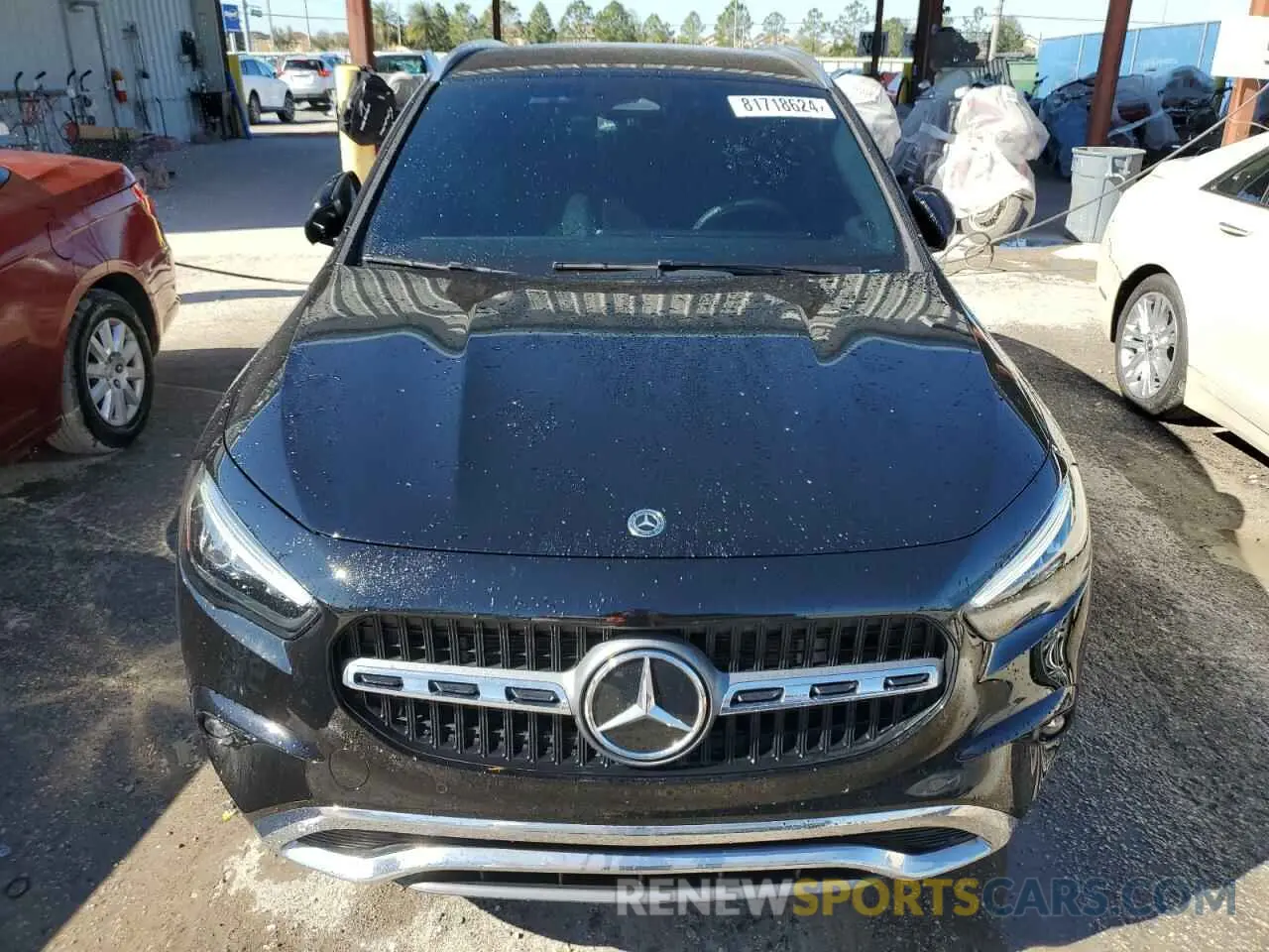 5 fotografías del automóvil dañado W1N4N4GB6SJ633786 MERCEDES-BENZ GLA-CLASS 2025