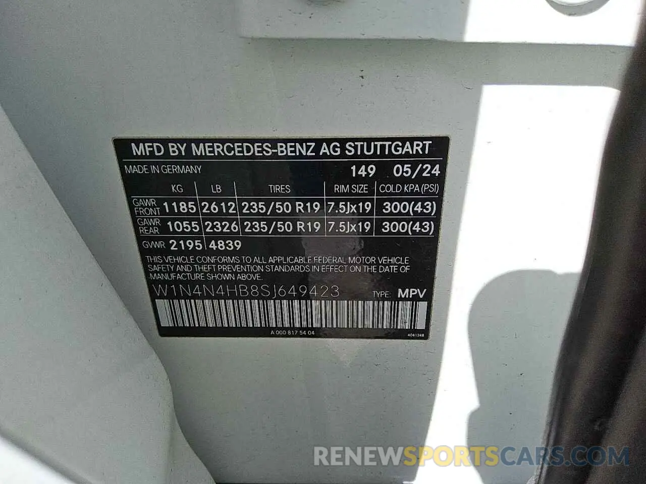 14 fotografías del automóvil dañado W1N4N4HB8SJ649423 MERCEDES-BENZ GLA-CLASS 2025