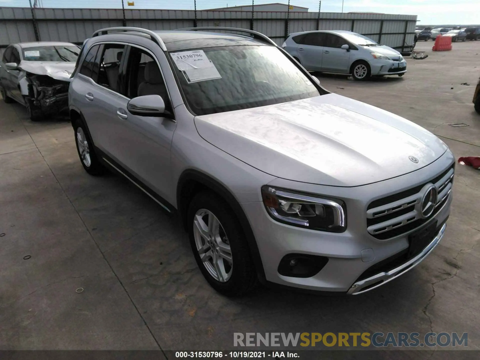 1 fotografías del automóvil dañado W1N4M4GB1LW024838 MERCEDES-BENZ GLB 2020