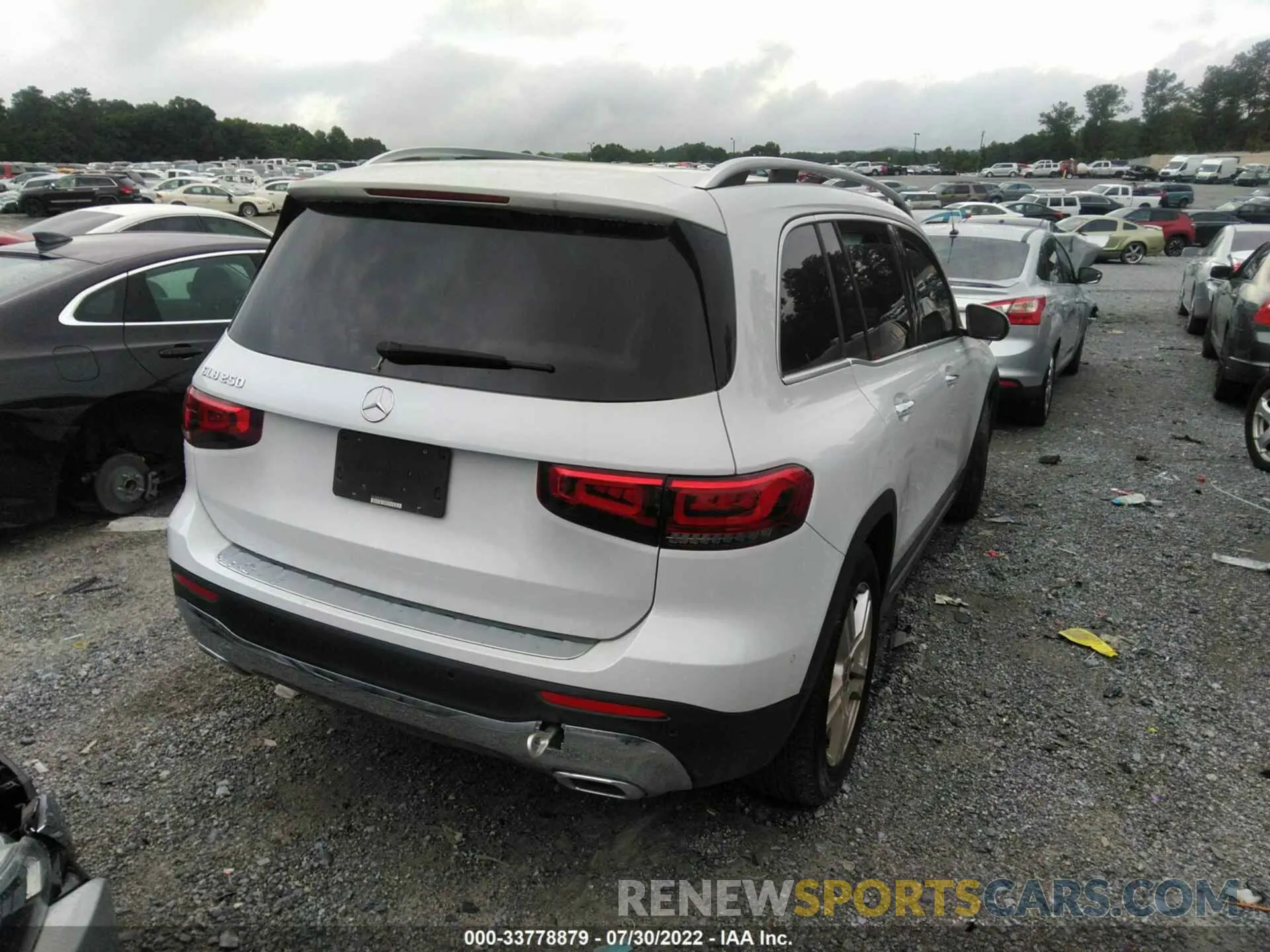4 fotografías del automóvil dañado W1N4M4GB3LW040751 MERCEDES-BENZ GLB 2020