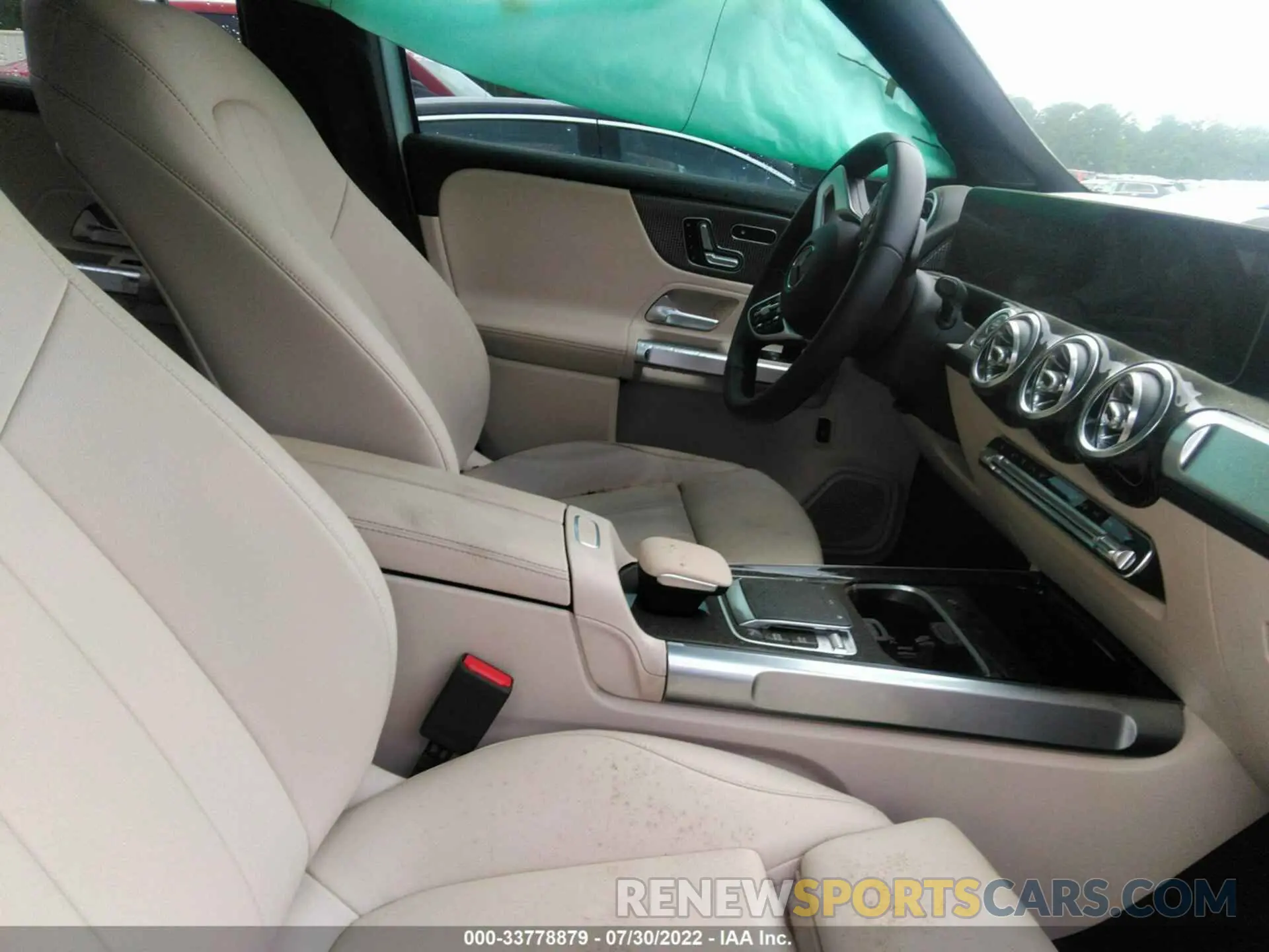 5 fotografías del automóvil dañado W1N4M4GB3LW040751 MERCEDES-BENZ GLB 2020