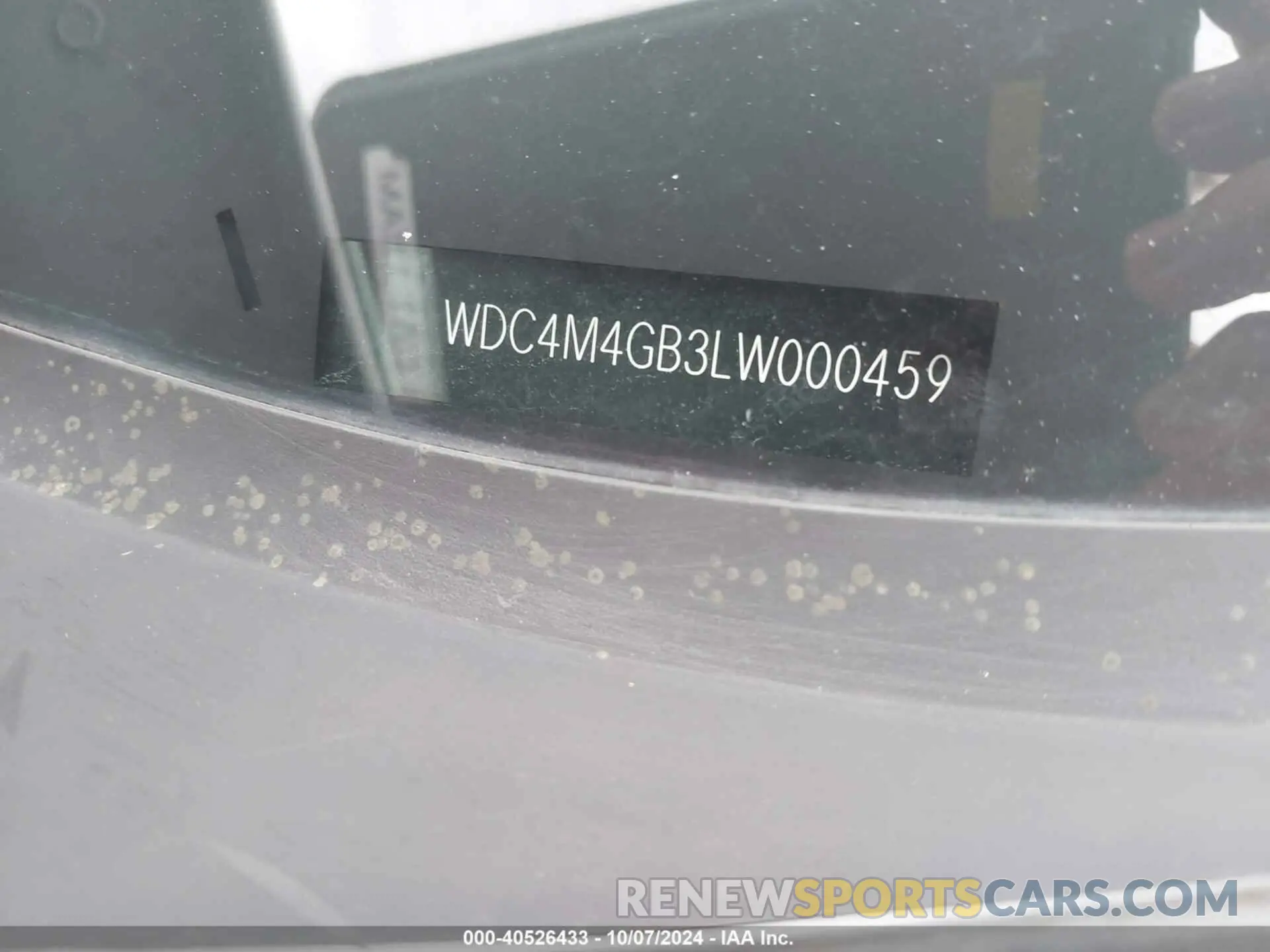 9 fotografías del automóvil dañado WDC4M4GB3LW000459 MERCEDES-BENZ GLB 2020